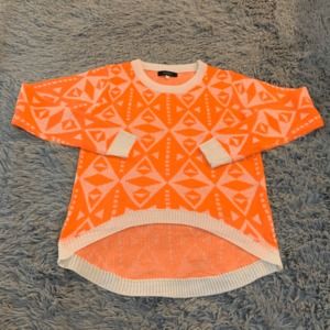 MagNolia's Orange Long Sleeve Top Rare Small